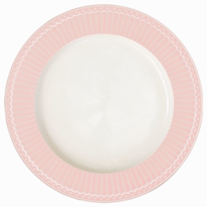 Obědový talíř Alice pale pink 26 cm