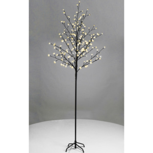 Vánoční strom LED teplé bílé světlo třešňový květ 180 cm