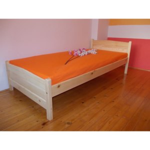 VYVÝŠENÁ borovicová postel JOLANA (90 x 200)