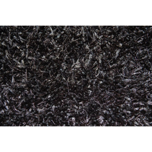 Kusový koberec Shaggy Al mano 40x40cm černý 40x40
