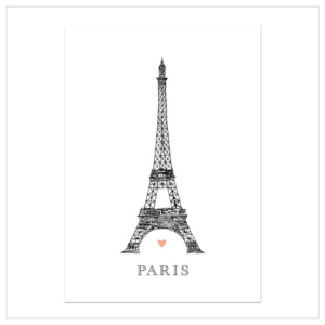 Plakát Leo La Douce Tour Eiffel, 29,7 x 42 cm