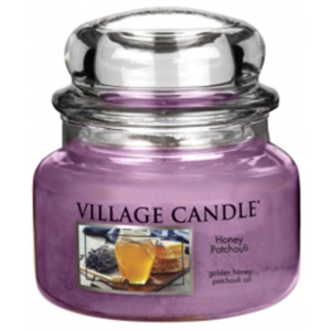Village Candle Vonná svíčka ve skle, Med a pačuli - Honey Patchouli, 11oz