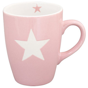 Porcelánový hrnek Pink Stars 330 ml, Krasilnikoff
