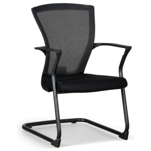 Konferenční židle Bret, černá/černá