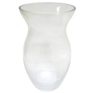 TORO váza skleněná čirá 12.6 x 22 cm