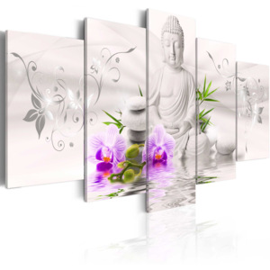 Artgeist Obraz - White Buddha 100x50