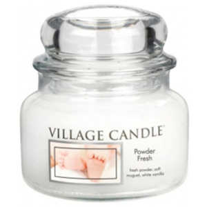 Village Candle Vonná svíčka ve skle, Pudrová svěžest - Powder fresh, 11oz