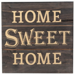 Dřevěná cedule Home sweet home Clayre & Eef