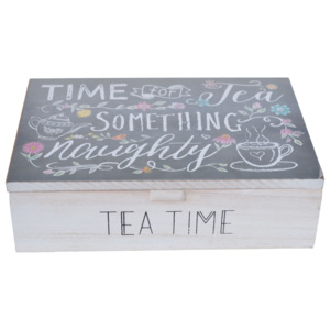Úložný box na čaj Ewax Tea Time Please, 16 x 24 cm