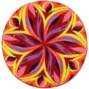 Koupelnová předložka Grund Mandala - Tanec Rozměr: 60x60 cm kruh
