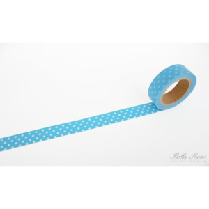 Samolepící designová páska - Dot blue