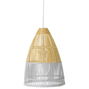 Závěsná bambusová lampa Nature/Cool grey