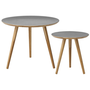 Bambusový konferenční stolek Grey Větší