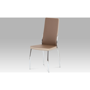 Artium Jídelní židle koženková 45x43x100x46cm Barva: cappuccino