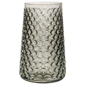 Foukaná váza Smokey grey 31 cm (kód AHOJLETO18 na -20 %)