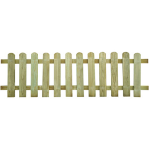 41406 Dřevěný laťkový plot 200 x 60 cm