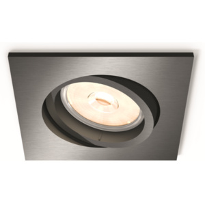 Philips Donegal bodové podhledové svítidlo, 1x5,5W, tmavě šedá, 50401/99/PN