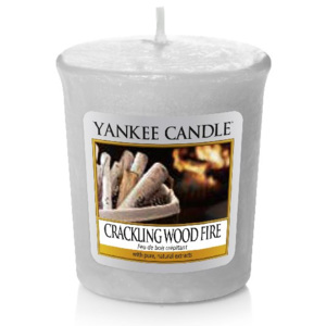 Yankee Candle vonná votivní svíčka Crackling Wood Fire
