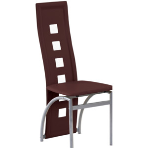 Jídelní židle K4M tmavě hnědá