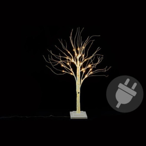 Dekorativní strom bříza 70 cm - 30 LED teplá bílá - OEM D41678