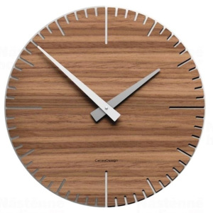 Designové hodiny 10-025 natur CalleaDesign Exacto 36cm Design wenge - 89