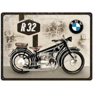 Plechová cedule motorka BMW R 32