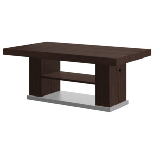 Konferenční stolek MATERA 2 (avola braz/šedá) (Luxusní konferenční stolek v provedení avola hnědá)