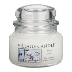 Village Candle Vonná svíčka ve skle, Čisté prádlo - Pure Linen 269 g, 269 g