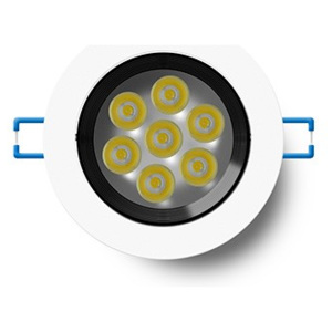Podhledové LED svítidlo, Ø11cm, 7W, neutrální bílá