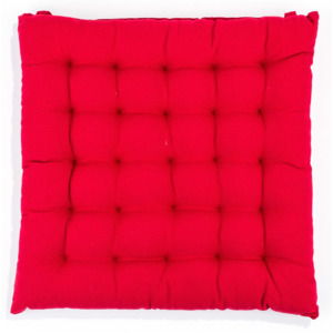 BO-MA Trading Sedák Adele nižší červená, 39 x 39 cm