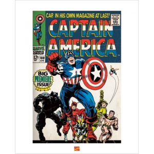 Obraz, Reprodukce - Captain America, (40 x 50 cm)