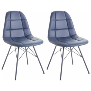 Sada 2 modrých židlí Støraa Sting