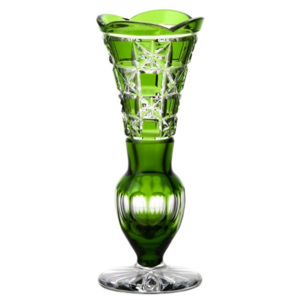 Váza Lada, barva zelená, výška 180 mm