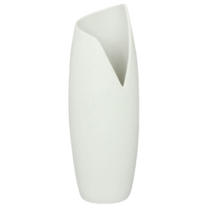 Autonic Keramická váza Ella bílá, 27 cm
