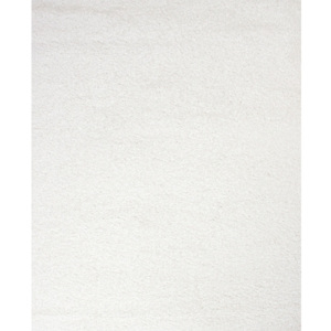 Kusový koberec Shaggy vlas 30 mm Fiono bílý, Velikosti 70x140cm