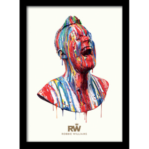 Obraz na zeď - Robbie Williams - Paint Head