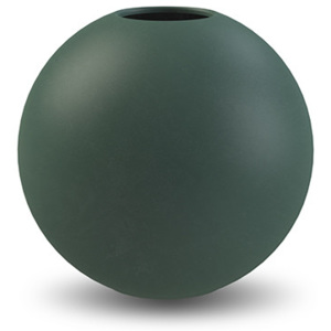 Ball vase 10cm dark green