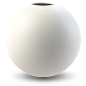 Ball vase 8cm white