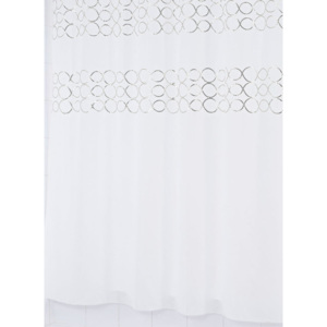 SAPHO PAILLETE sprchový závěs 180x200cm, polyester ( 48327 )