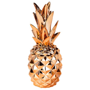 Dekorace ve tvaru ananasu Talking Tables Metalic, 24 cm