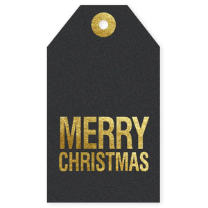 Vánoční štítek Merry Christmas 10,5cm (kód VANOCE18 na -20 %)