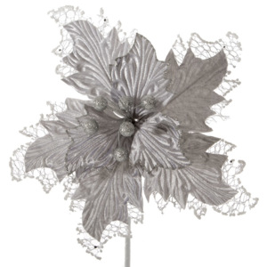 Dekorační květ ELIA 3 ks (26 cm)