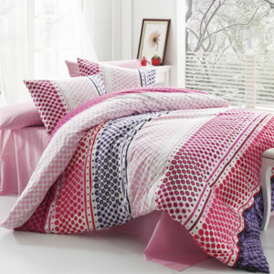 Tip Trade Bavlněné povlečení Fashion Pink, 140 x 200 cm, 70 x 90 cm