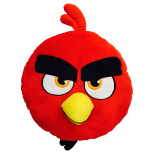 CTI 3D plyšový polštářek Angry birds RED 36 cm