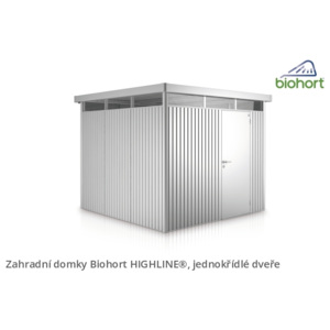 Zahradní domek HIGHLINE® H1 4,26 m², s jednokřídlými dveřmi