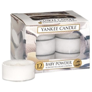 Čajové svíčky Yankee Candle 12ks - Baby Powder