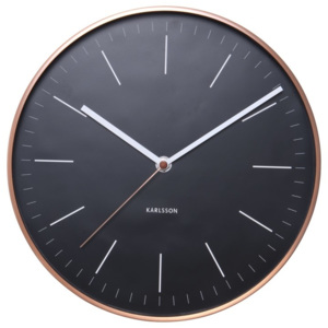 Karlsson 5507BK Designové nástěnné hodiny, 28 cm