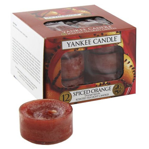 Čajové svíčky Yankee Candle 12ks - Spiced Orange