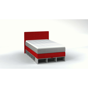 Luxusní vysoká postel RIGER 120x200cm (vlastní výběr čalounění) + (Moderní postel s možností výběru vlastního potahu )
