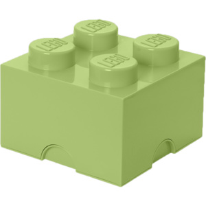 LEGO Úložný box kostka malá - jarní zelená